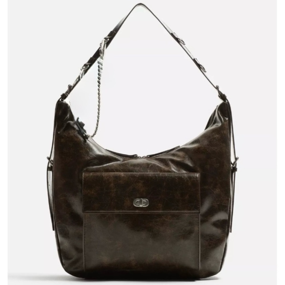 CHAIN SHOULDER STRAP BAG